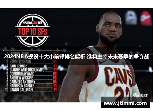 2024NBA现役十大小前锋排名解析 谁将主宰未来赛季的争夺战